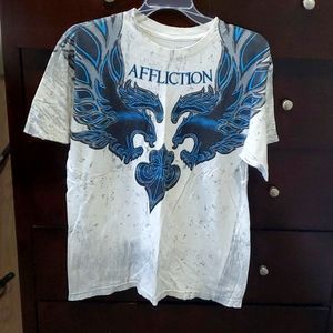 Mens Large Affliction Collection T Shirt